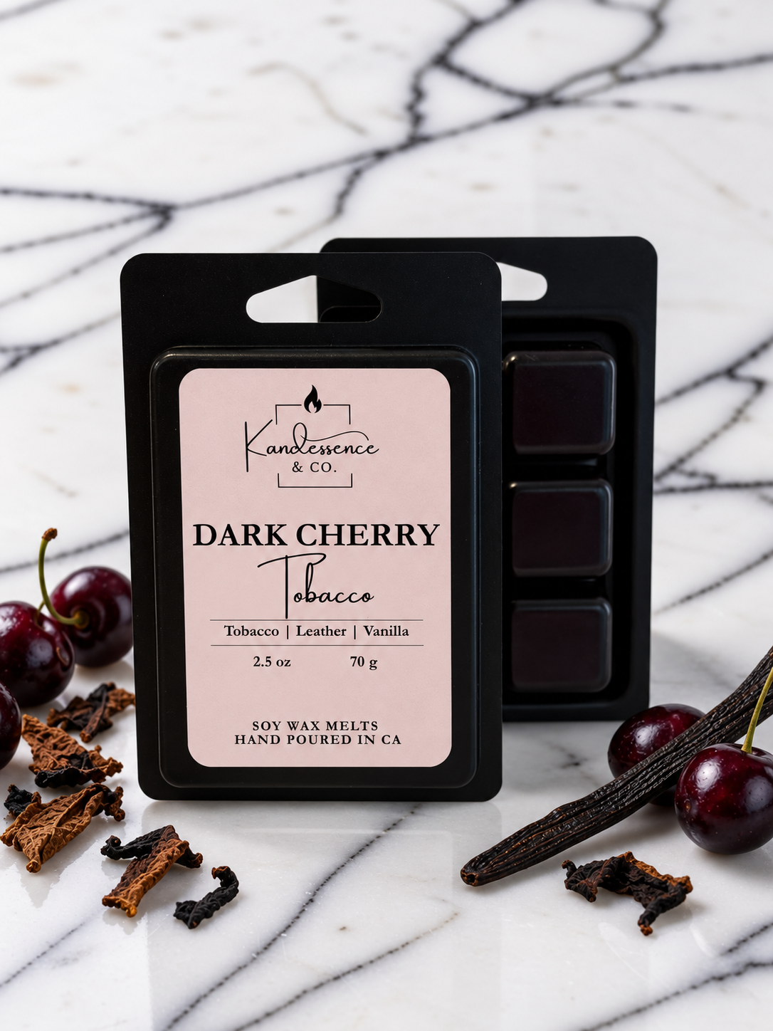 Dark Cherry Tobacco Wax Melts