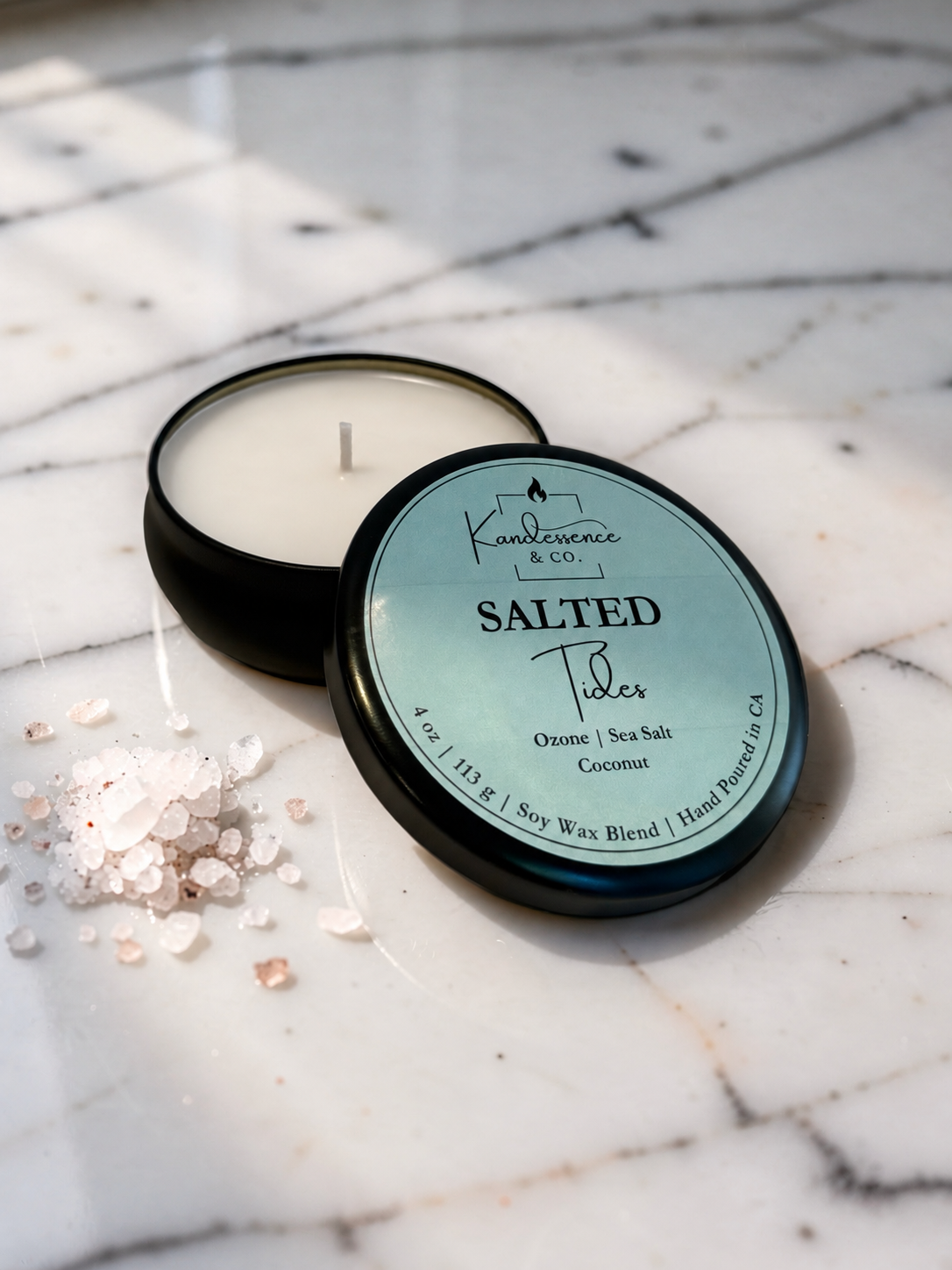Salted Tides Travel Candle
